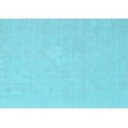 thumbnail image 1 of Ahgly Company Indoor Rectangle Solid Light Blue Modern Area Rugs, 7' x 10', 1 of 4