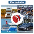 thumbnail image 3 of Unique Bargains 22 mm Car Momentary Push Button Switch Metal Round Start Button SPST 1NO AC 250V Red, 3 of 7