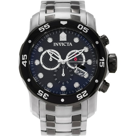 Invicta Men's Stainless Steel Pro Diver 14339 Chronograph Link Bracelet Dress Watch