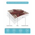 thumbnail image 4 of Twin Quilt Bedding Set, Texas Star Vintage Reversible Summer Quilt 3 Pieces, Brown Checkered Berry Farmhouse Lightweight Bedspreads Coverlets with 2 Pillow Shams for All Seasons, 4 of 5