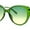 Green - Green Yellow, variant on Womens Contemporary Oversized Designer Butterfly Plastic Fashion Sunglasses Burgundy - Brown