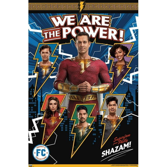 DC Comics Movie Shazam! Fury of the Gods - Family Wall Poster, 22.375" x 34"
