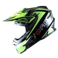 thumbnail image 1 of 1Storm Adult Motocross Helmet BMX MX ATV Dirt Bike Helmet Racing Style HF801; Sonic Yellow, 1 of 1