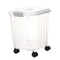 thumbnail image 3 of Lipstore Dry Food Container Rice Storage Container,Multipurpose, Airtight Rice Storage Bin Rice Dispenser for Kitchen Sugar Nuts Flour Clear 15kg, 3 of 8