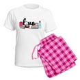 thumbnail image 5 of CafePress - Makeup Love Women's Light Pajamas - Women's Short Sleeve Print T-Shirt and Pants Light Cotton Pajama Set, 5 of 7