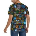 thumbnail image 2 of Fotbe Happy Father Day Baseball Jersey Shirt for Men and Women, Casual Short Sleeves Button Down T-Shirt-Small, 2 of 9
