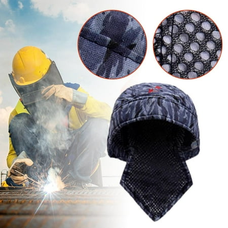 

RANMEI Cotton Welding Cap Welder Protective Hat Welder Flame Retardant Cotton Helmet