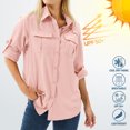 thumbnail image 5 of Jessie Kidden Long Sleeve Casual Shirts for Women Button Down Quick Dry Hiking Fishing Work Shirt UPF 50+ UV Sun Protection Summer Fall Tops, 5 of 8