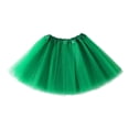 thumbnail image 2 of 3 Layers Tutu for Toddler Girls Tulle Ballet Dance Skirts Princess Fluffy Kids Dress up Birthday Party Green, 2 of 7
