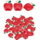 thumbnail image 1 of 40 colgantes de fruta de aleación esmaltada, con forma de fruta, bonitos dijes de fruta roja., 1 of 4