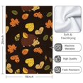 thumbnail image 3 of 2 Pcs Funny Kitchen Towels,Fall Autumn Hedgehog Leaves Microfiber Dish Towels,Kitchen Tea Towels,Kitchen Towel Set (18" X 26"), 3 of 3