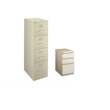 Set Of 2 Value Pack 4 And 3 Drawer Mobile Filing Cabinet Walmart