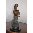 thumbnail image 4 of Nifao Boys Playing Seesaw on a Marble Base Bronze Statue – Bronze Statue on Marble Base, Home Decor, 22"L x 8"W x 17"H, 4 of 11