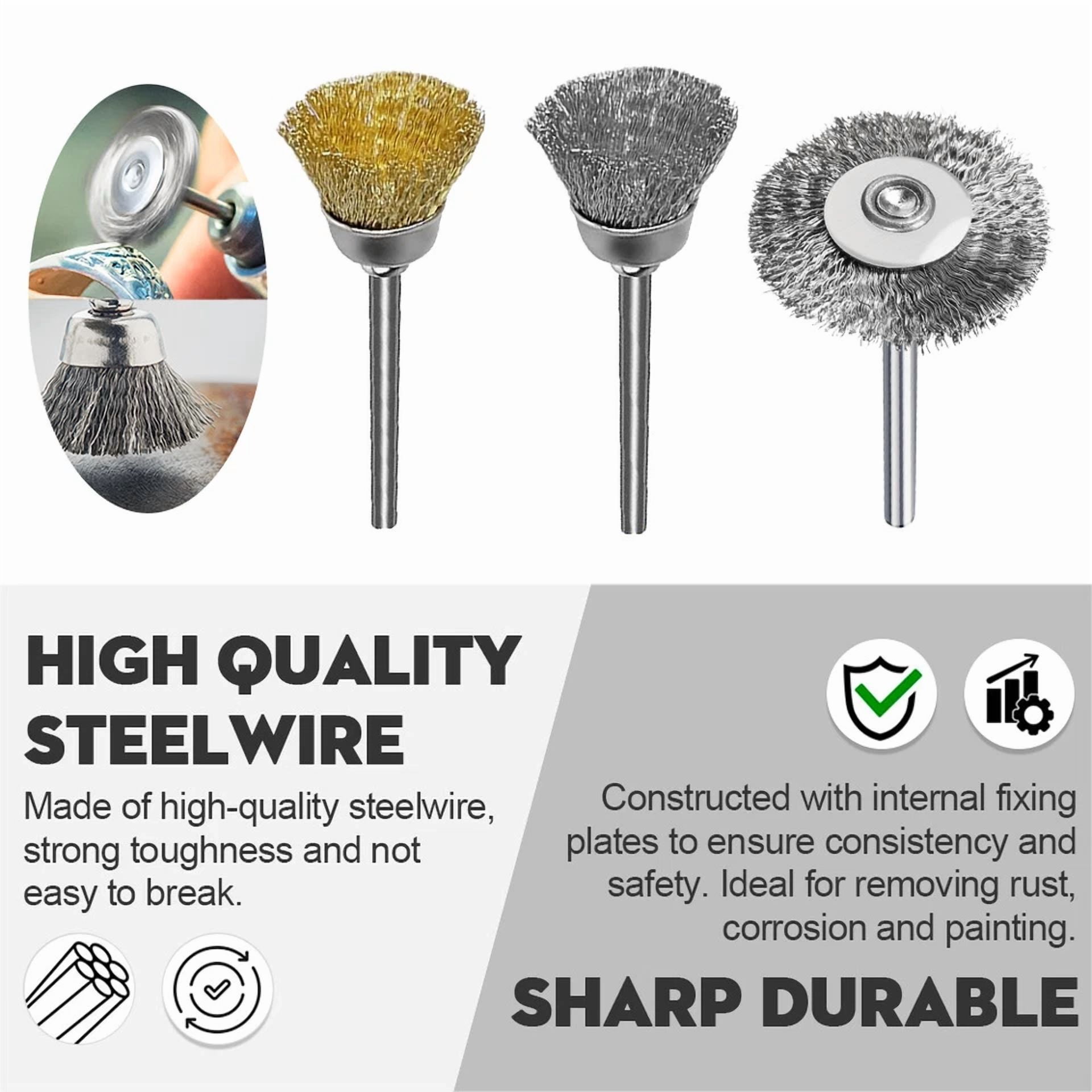 CRESTIN- 186Pcs Grinding Sanding Polishing Set Rotary Tool Accessories Kit For Dremel