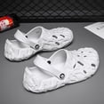 thumbnail image 5 of Hicooer COMFYHOME Unisex Garden Shoes in Large Sizes - Lightweight and Comfortable for Ultimate Comfort White, 5 of 6