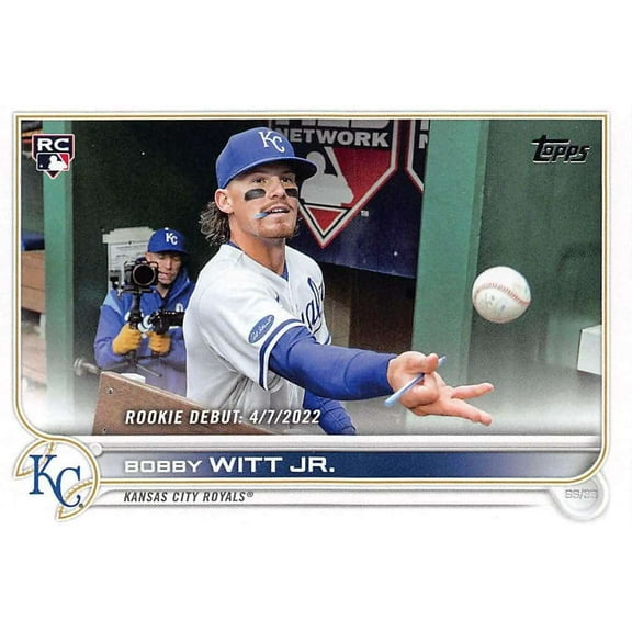 MLB 2022 Topps Update Series Bobby Witt Jr. US187 (Rookie Debut)