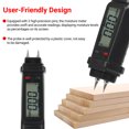 thumbnail image 4 of Medidor digital de humedad FY8861 - Higrómetro portátil para madera y materiales de construcción, mide temperatura ambiente, precisión 0.1%, pantalla clara, diseño ergonómico, ideal para carpinteros, 4 of 6