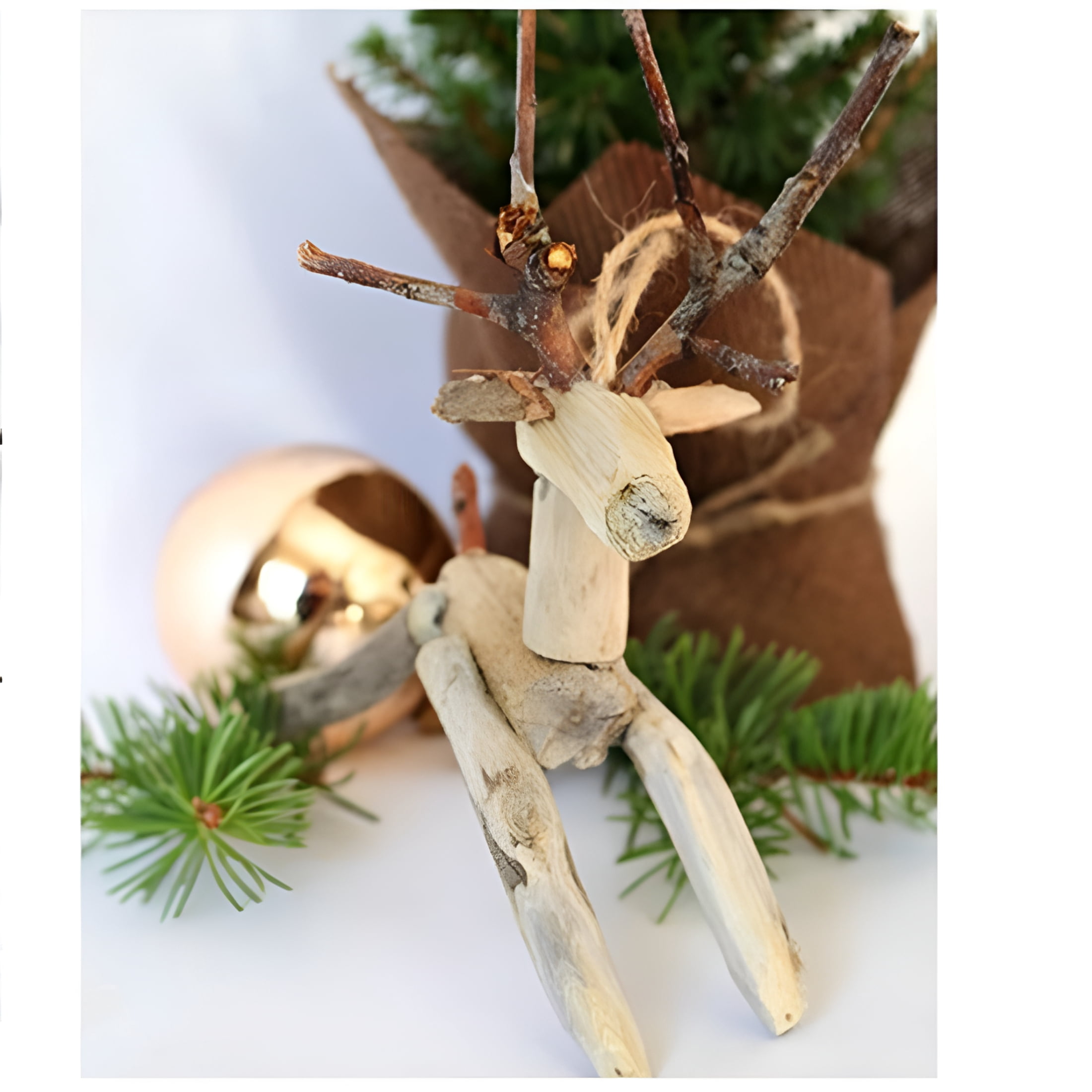 XIBUFE 2026 New 50X Natural Driftwood Branches Natural Driftwood Pieces Natural Drifts Wood Log Sticks Wood Logs for Arts Crafts Hobbies Decoration 40Cm