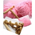thumbnail image 4 of BUYISI 1Pc Extra Thick Ice Thread Hand-Knitted Single Strand Extra Thick Thread Cream White, 4 of 5