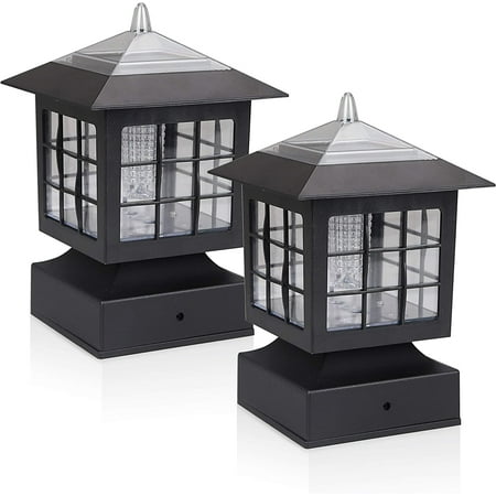 

Solar Post Cap Lights Solar Post Lights 4X4 Solar Post Cap Lights Fit for Wooden Posts 2 Pack