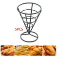 thumbnail image 6 of Baoblaze French Fries Stand Fashion Fried Chicken Display Rack for Buffet Picnic Cafe Black, 6 of 8
