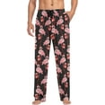 thumbnail image 3 of Top-kevin Multi- Xmas Flamingo Men's Pajama Pants Pjs Bottoms with Pockets Sleep Lounge Pants for Men, 3 of 13