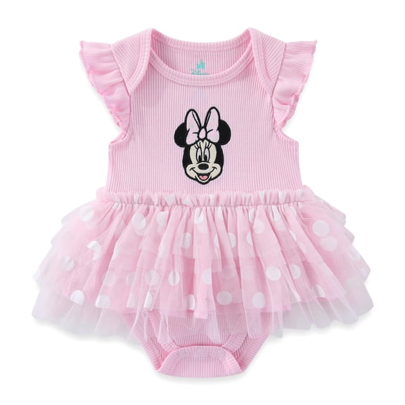 Disney Minnie Mouse Tutu Bodysuit (Baby Girls), Sizes 3M-9M