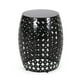thumbnail image 1 of Mesa Benzara BM324085 redonda para exteriores de 17 pulgadas, color negro, 1 of 5