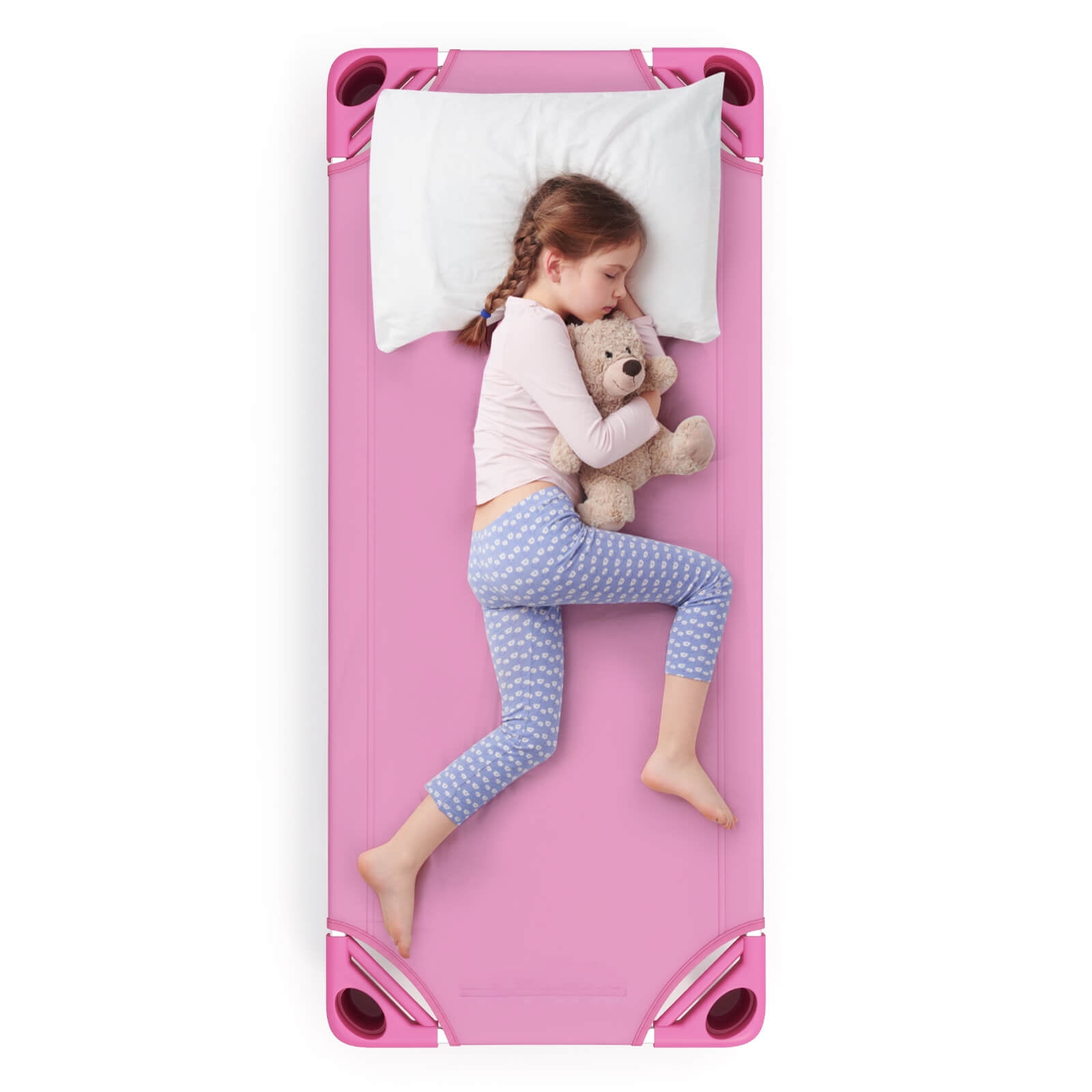 Costway 6-Pack Stackable Naptime Cot for Preschool Children, 52