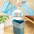 thumbnail image 2 of Trash Bag 10L Plastic Bag Trash Bags Solid Garbage Bags Portable Color Small Garbage Trash Bags 150 Units in Total for Office Kitchen Bedroom Trash Cans（45*55cm） HUSERYT, 2 of 5