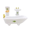 thumbnail image 2 of Lavabo De Popular Del Tocador Establecido Para 1/24 Scale Doll House Miniature Furniture Yotijar Dollhouse Mini juego de baño, 2 of 10
