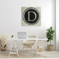thumbnail image 2 of Stupell Industries Letter D Initial Vintage Typewriter Key Shape Typography Painting Gallery Wrapped Canvas Print Wall Art, 30 x 30, 2 of 6