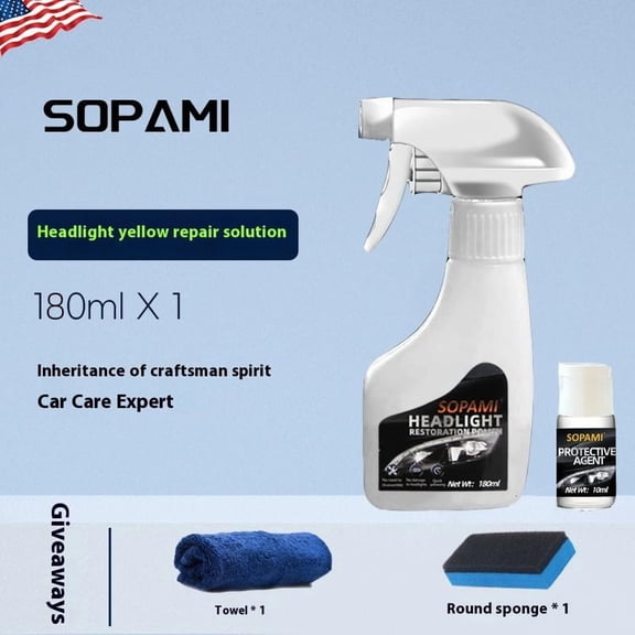 Ceramic Headlight Restoration Kits – Guaranteed to last the life of your vehicle – Make your headlights look like new again – No power tools required