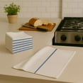 thumbnail image 3 of Zuperia 36-pack Bar Mop Towels - (16" x 19" inches) Cotton Kitchen Towels, High Absorbency Reusable Dish Cloths - Ideal for Home and Restaurants, 3 of 6
