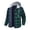 ZE-Green, variant on cllios Men's Flannel Shirt Jacket Warm Quilted Lined Hooded Coat Thick Thermal Long Sleeve Plaid Shacket Jackets Casual Button Down Shirts Outerwear with Pockets