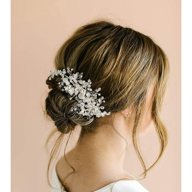 Bridal hair top pieces cheap