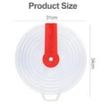 thumbnail image 2 of Silicone Splash Guard Bowl Cover Anti-Splatter Shield for Mixing Whisking Baking, 2 of 7