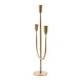 thumbnail image 5 of Creative Co-Op Hand-Forged Metal Candelabra, Antique Brass Finish, 5 of 7