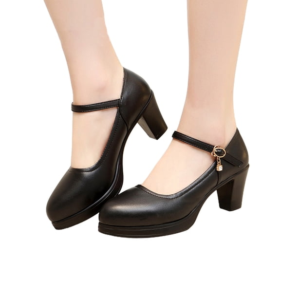 black work pumps