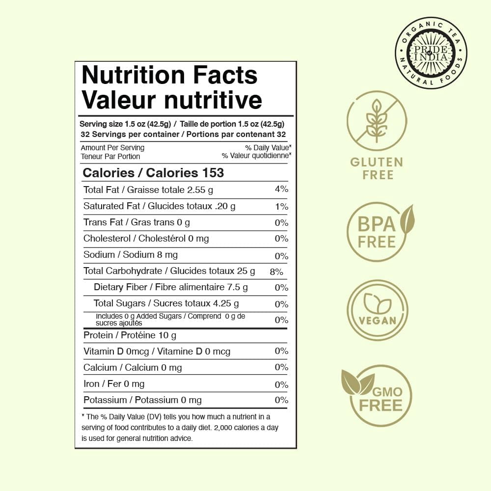 Pride of India - Pack of 6 - Whole Green Mung Beans (Moong), 3 lbs Jar, Plant Based Protein, Natural, Vegan & Gluten-Free