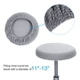 thumbnail image 3 of Uxcell 11" Bar Stool Cover Stool Cushion Cover 11"16" Chair Light Gray, 3 of 7