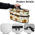 thumbnail image 5 of HELLHERO Steamer Carrying Case Smooth Zipper For Garment Care Easy to Carry Cow and Sunflower Pattern(Bag Only), 5 of 6