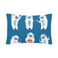 thumbnail image 3 of MKHERT Cute Funny Monsters Pillowcase Pillow Protector Cushion Cover 20x30 inch,Set of 2, 3 of 3