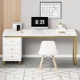 thumbnail image 2 of Computer Workbench Office Desks Table Bedroom Secretaire Simplicity Office Desks Single Laptop Escritorios Work Furniture QF50OD My Lux Decor Round, 2 of 14
