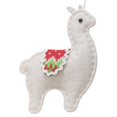 thumbnail image 2 of MXTPOV 4pcs Ornaments for Christmas Tree, Creative Felt Alpacas Christmas Decorations, Christmas Tree Decorations, Lovely Christmas Ornaments for Xmas Tree Party Car Home Decor, 2 of 5