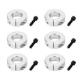 thumbnail image 2 of Shaft Collar Set, Fine Workmanship Clamping Collar 6Pcs Strong  For Steel Plant Equipment, 2 of 8