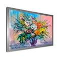 thumbnail image 2 of Designart 'Bouquet Of Vibrant Colored Flowers' Traditional Framed Art Print, 2 of 4