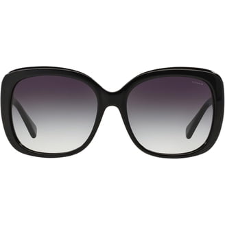 Coach Women's Sunglasses HC8168 56mm Black/Black Crystal Mosaic