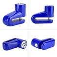 thumbnail image 4 of Seguridad Scooter Motocicleta, Antirrobo Bicicleta De Servicio Pesado Alarma Bicicleta Bloqueo Con Rueda De Freno Disco Rotor Bloqueo Rojo, 4 of 7