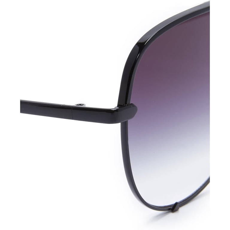 Quay, Aviator Sunglasses, High Key, Black Smoke Fade  display picture 2